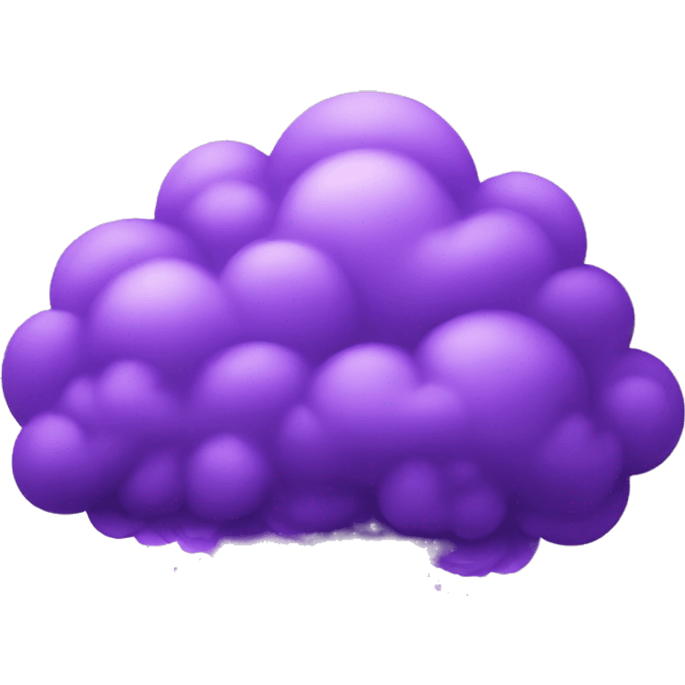 a purple cloudy explosion emoji