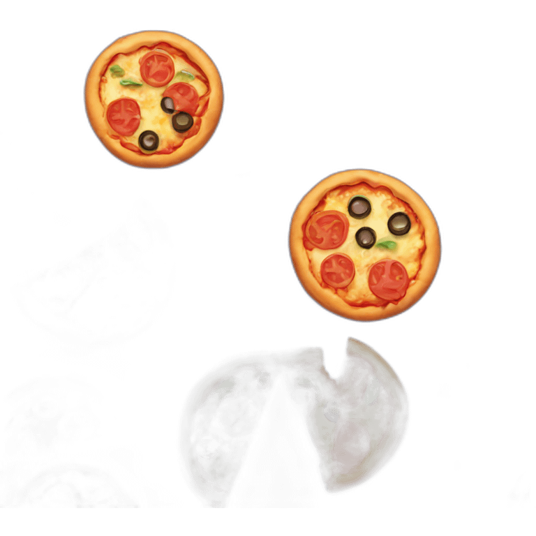 emoji eating pizza emoji