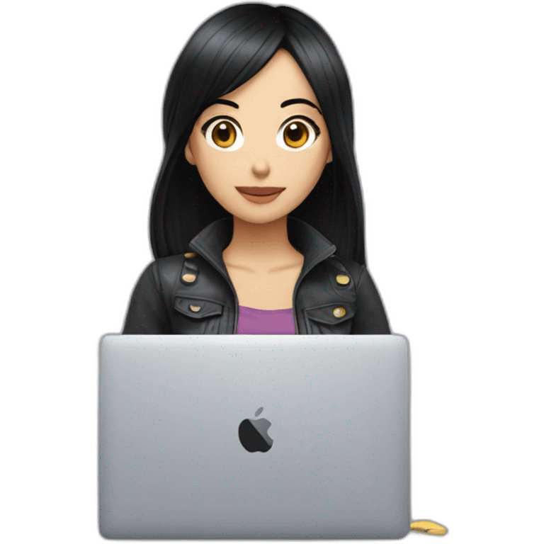 nico-robin-with-a-macbook emoji