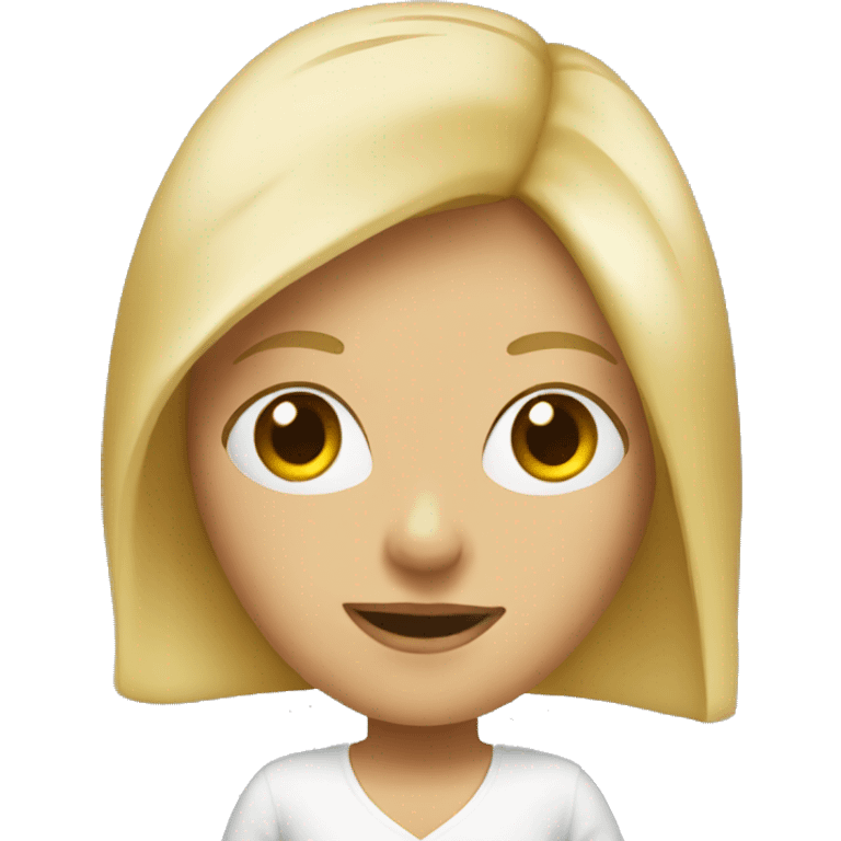 blondie with joint  emoji