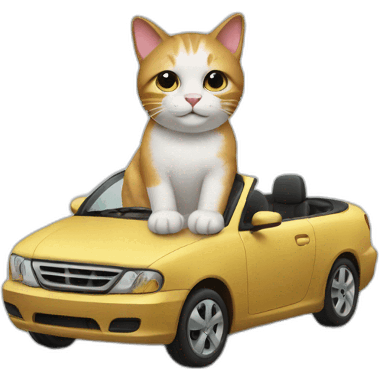 cat in car emoji