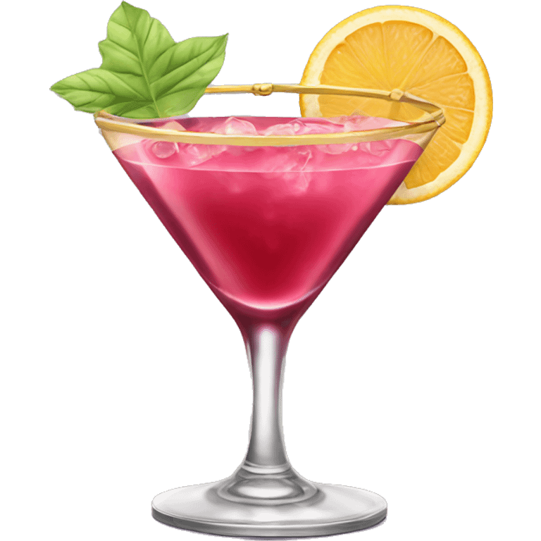 Cosmopolitan cocktail  emoji