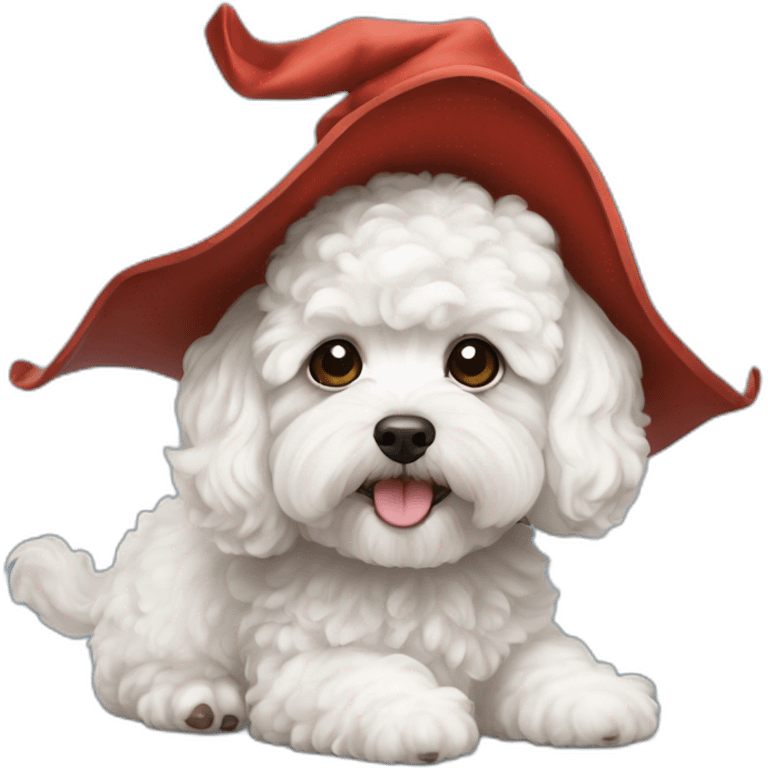 sorcerer white maltipoo emoji