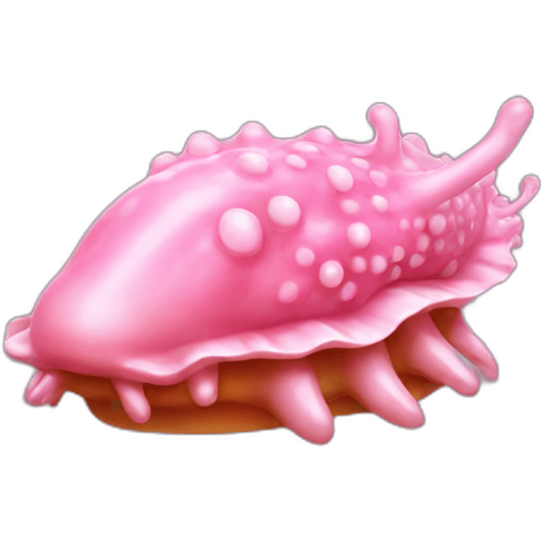 pink sea slug emoji