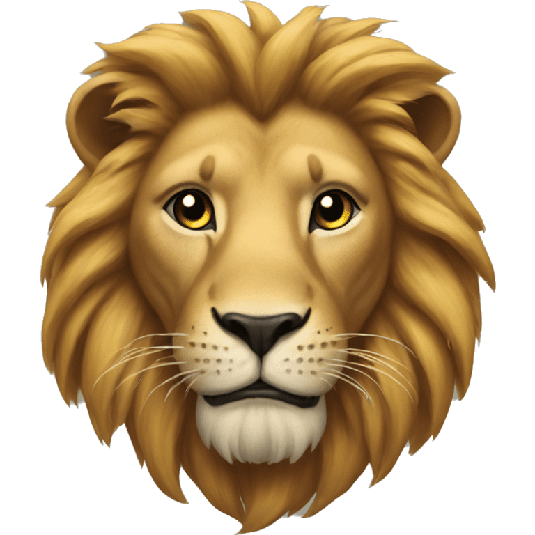 Un lion  emoji