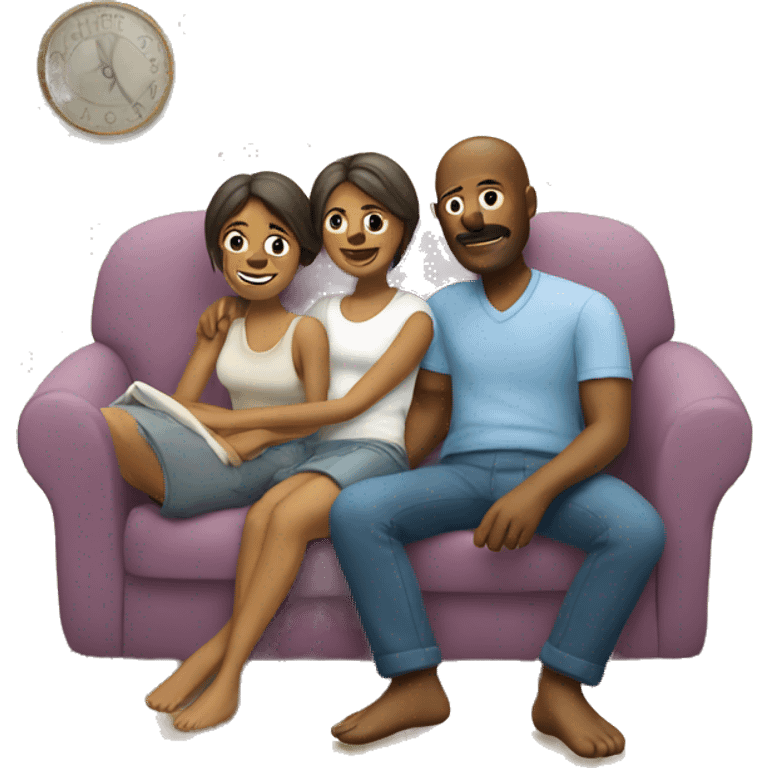 parents relaxing emoji