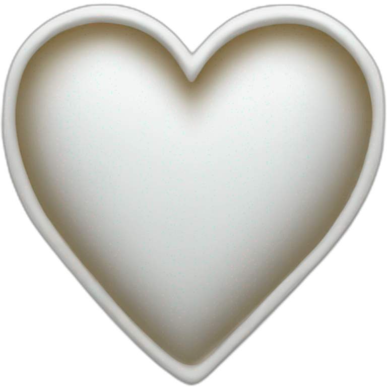 White heart emoji