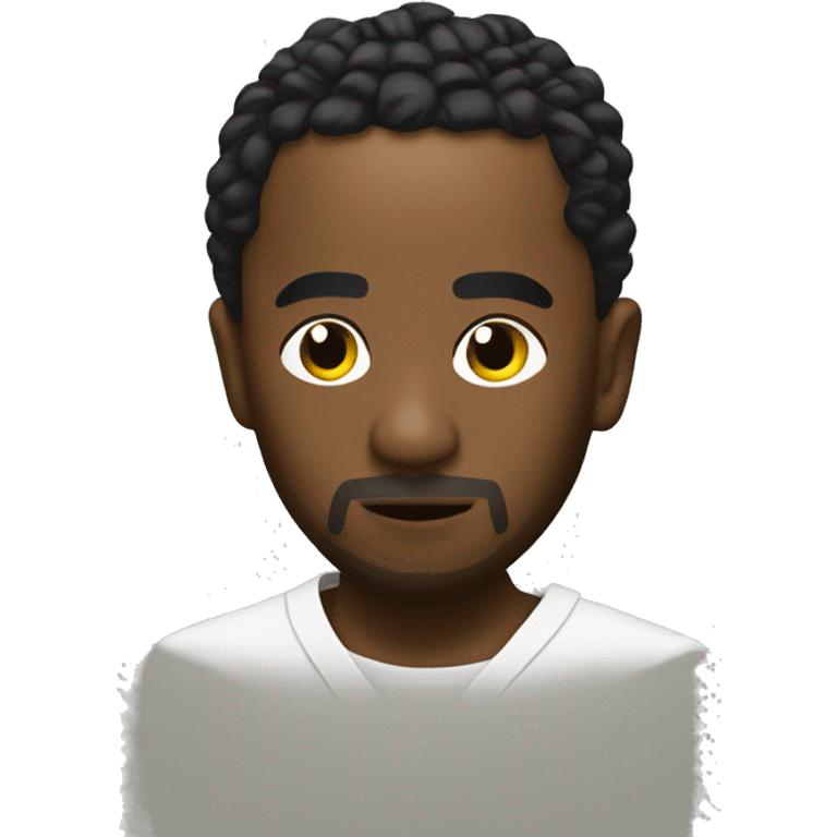 kendrick lamar with kung fu top emoji