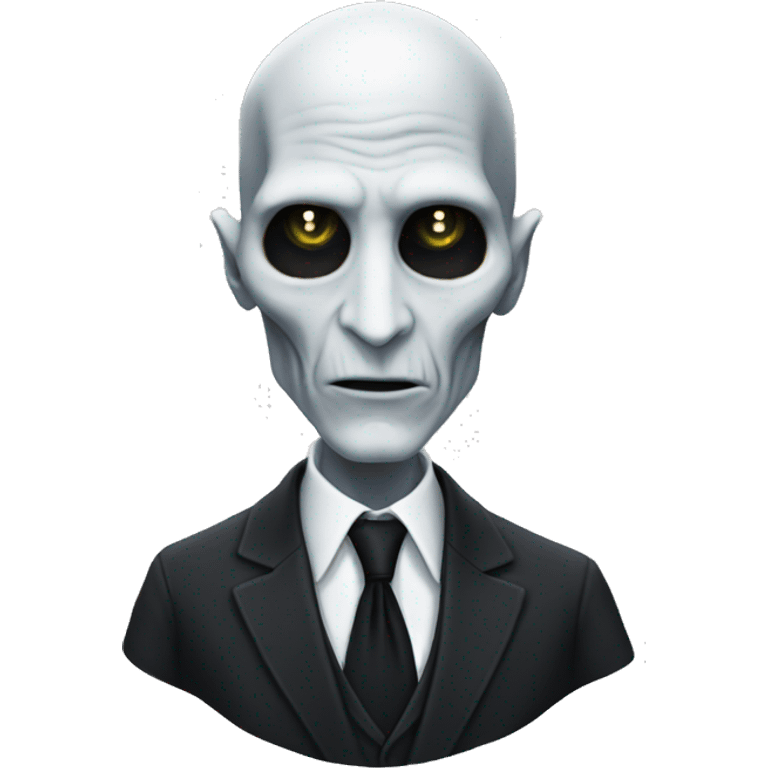 Voldemort in suit emoji