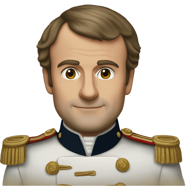 Emmanuel Macron en Napoléon emoji