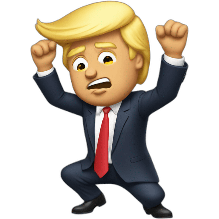 Donald Trump dab emoji