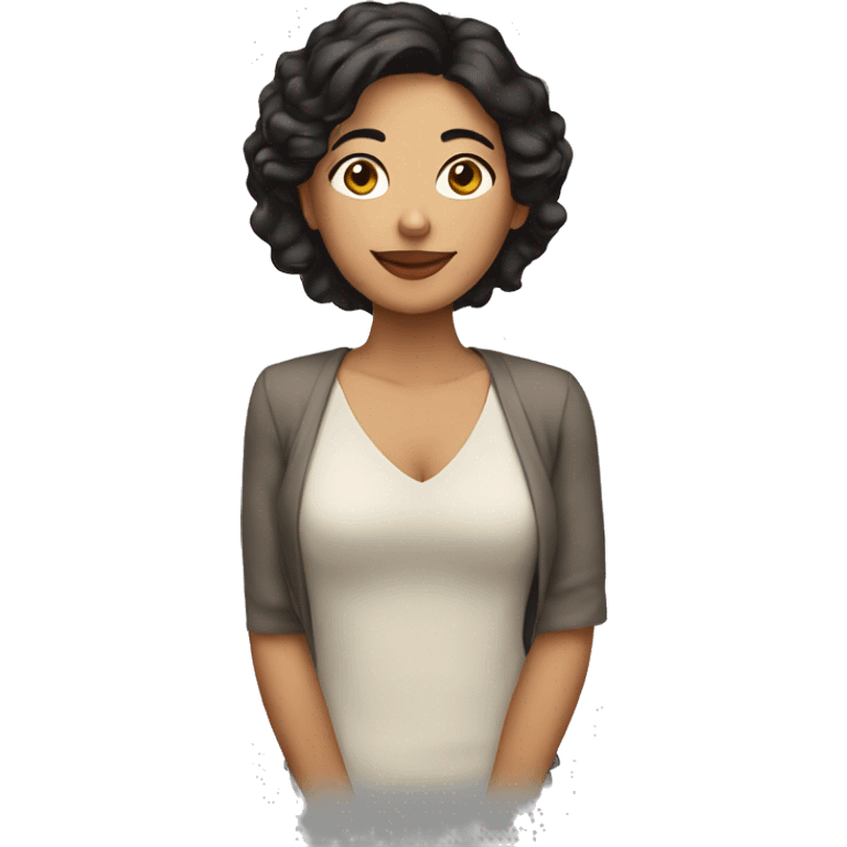 Mujer Morena emoji