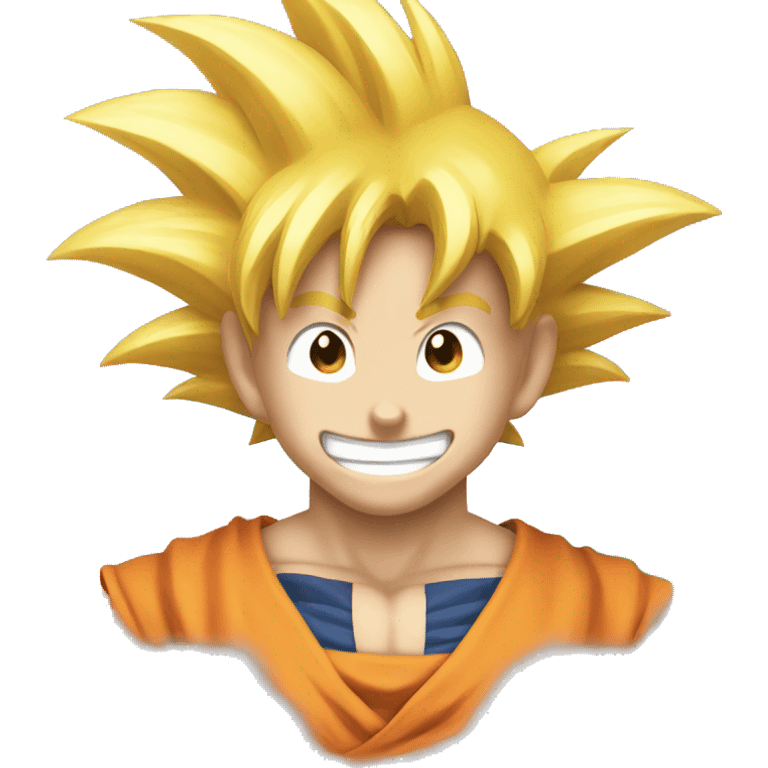 Little goku smile  emoji