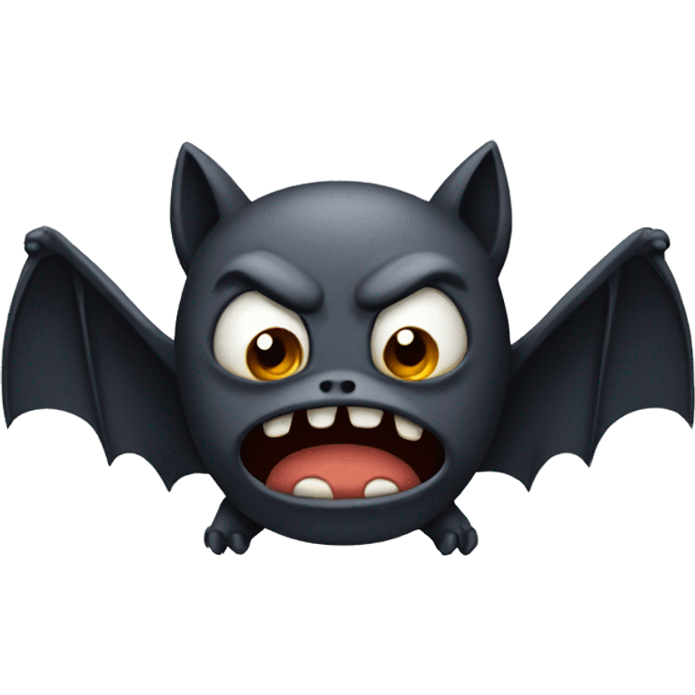 angry bat emoji