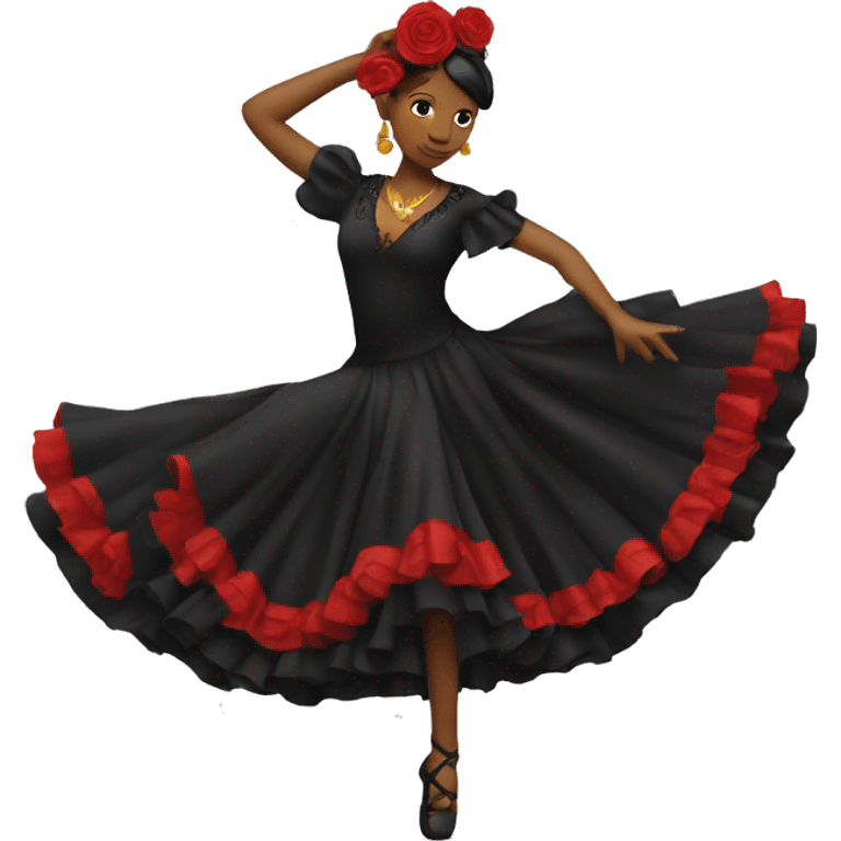 Flamenco dancer emoji