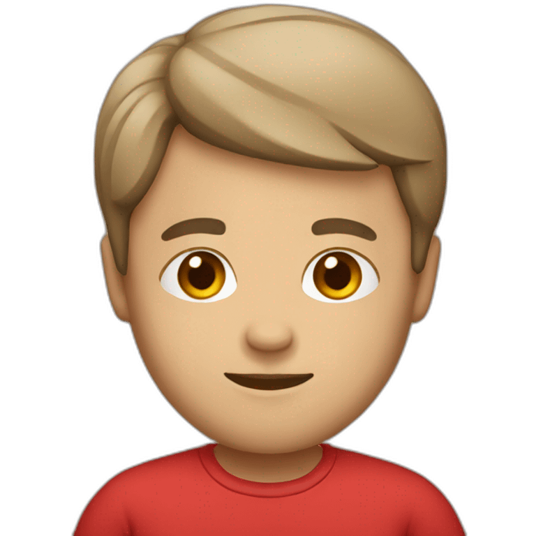 Human with red shirt emoji