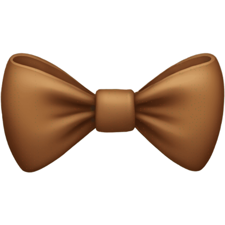 A cute bow with a brown color emoji