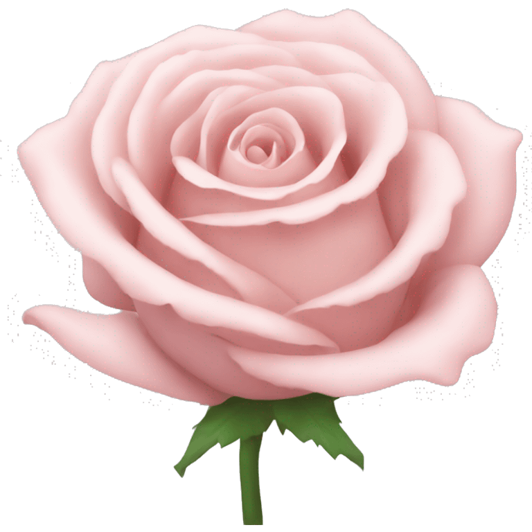 pale pink rose emoji