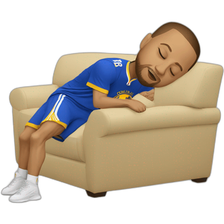 Steph curry does a nap emoji