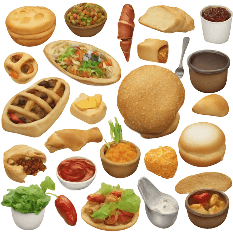 Food around the world emoji