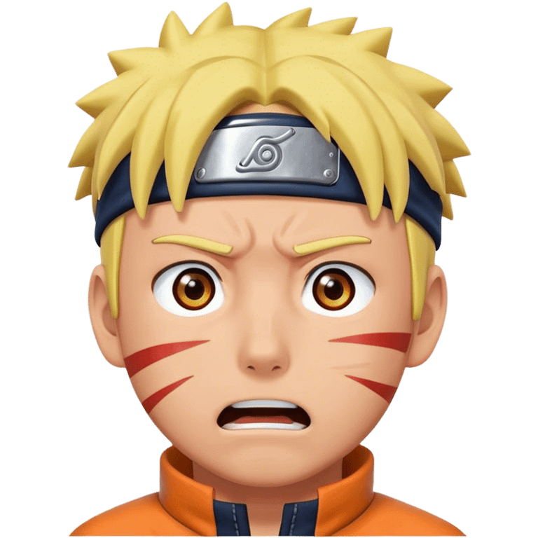 Scared Naruto  emoji