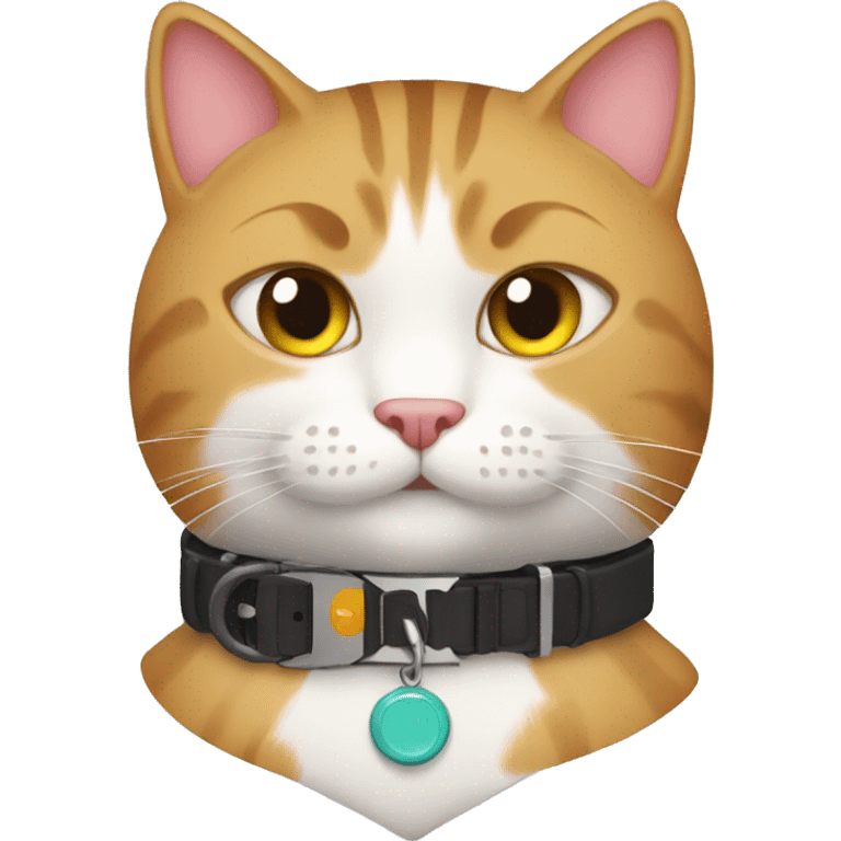 cat with smart collar emoji