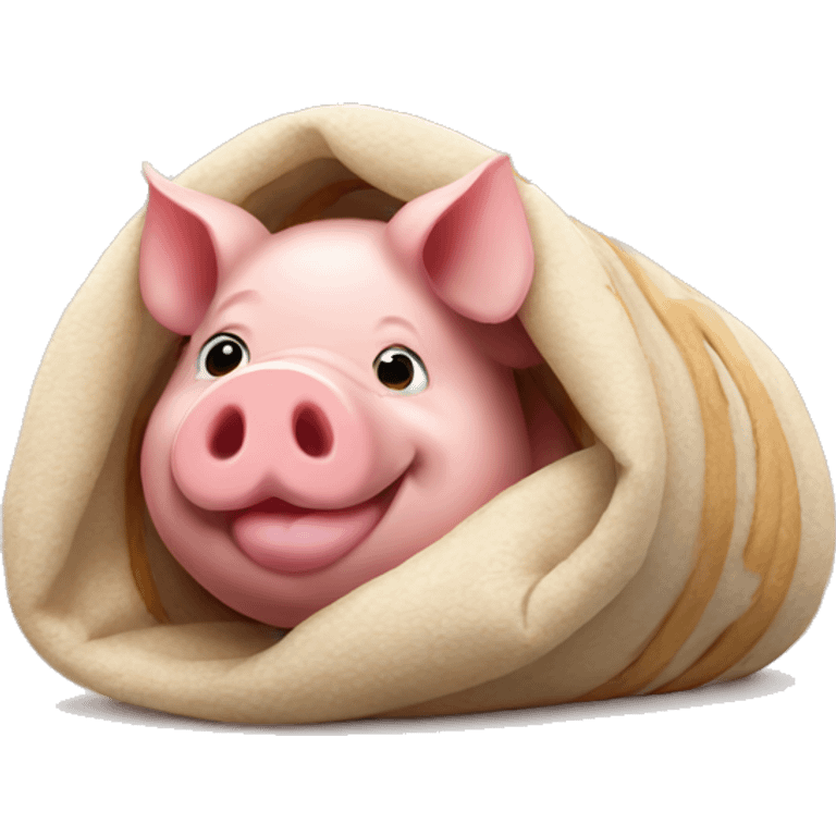 Pig in a blanket emoji