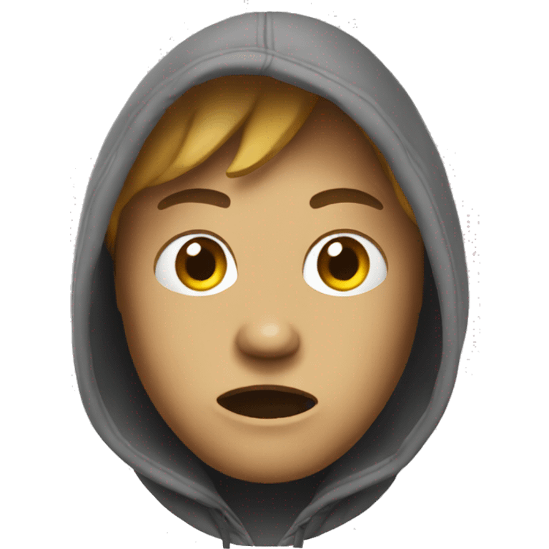 cursed hoodie emoji emoji