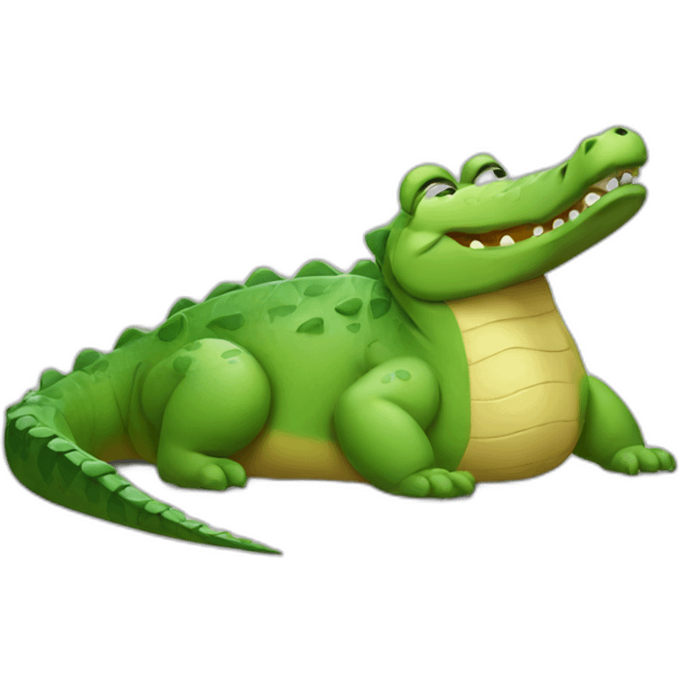 crocodile sleepy emoji