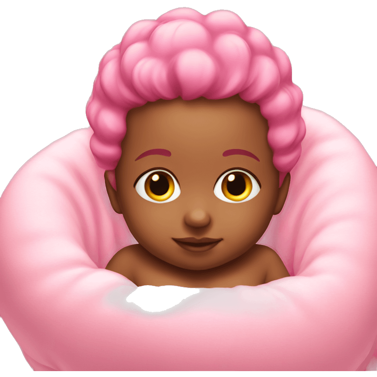 Heart pink baby emoji