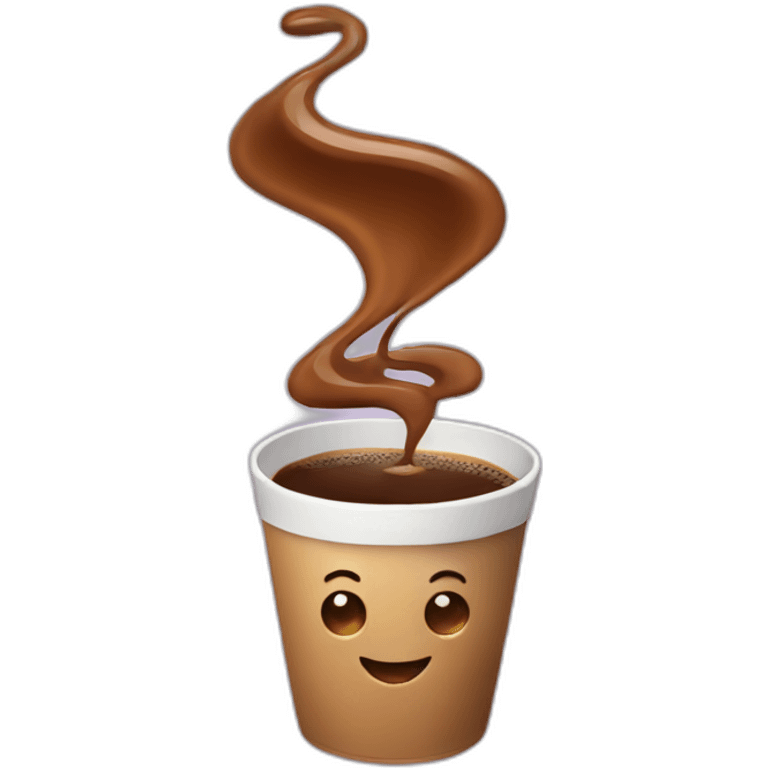 happy coffee emoji