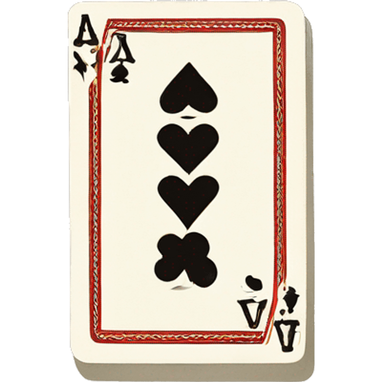 Ace playing card emoji