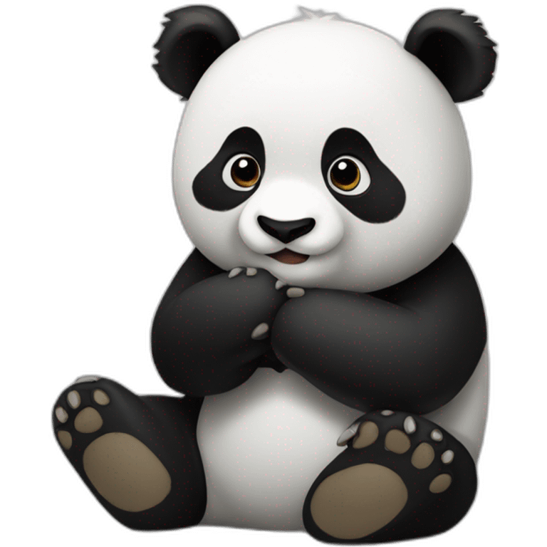 Panda qui fait un pouce  emoji