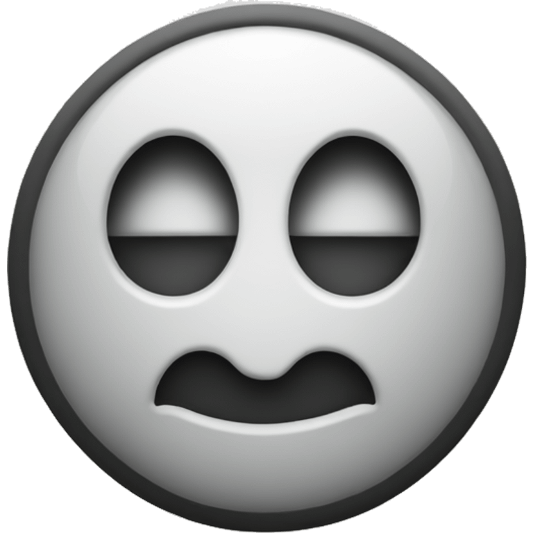 create an emoji of whatsapp logo black and white emoji