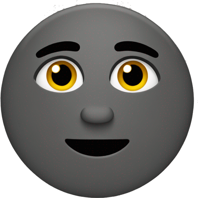 black circle emoji