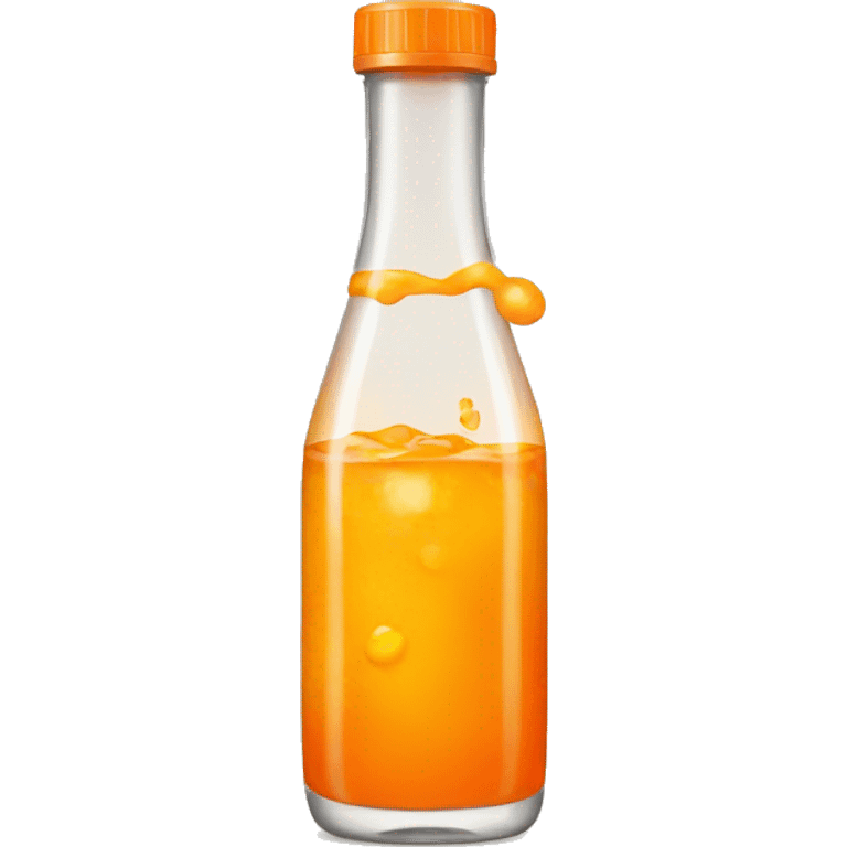 orange liquid in a bottle emoji