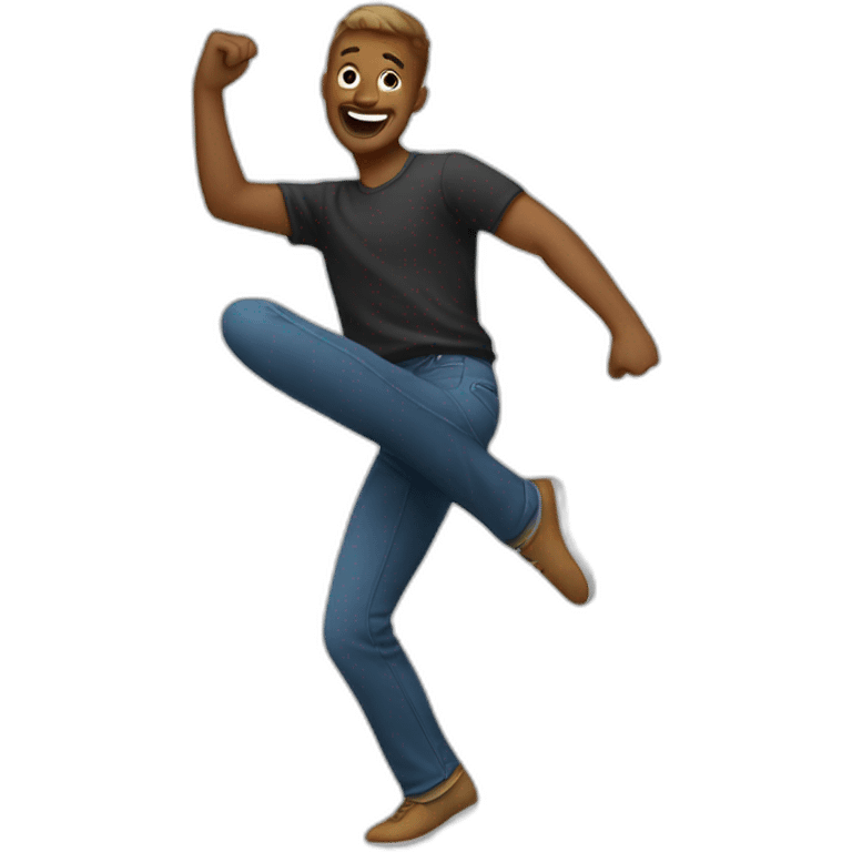 Dancing man emoji