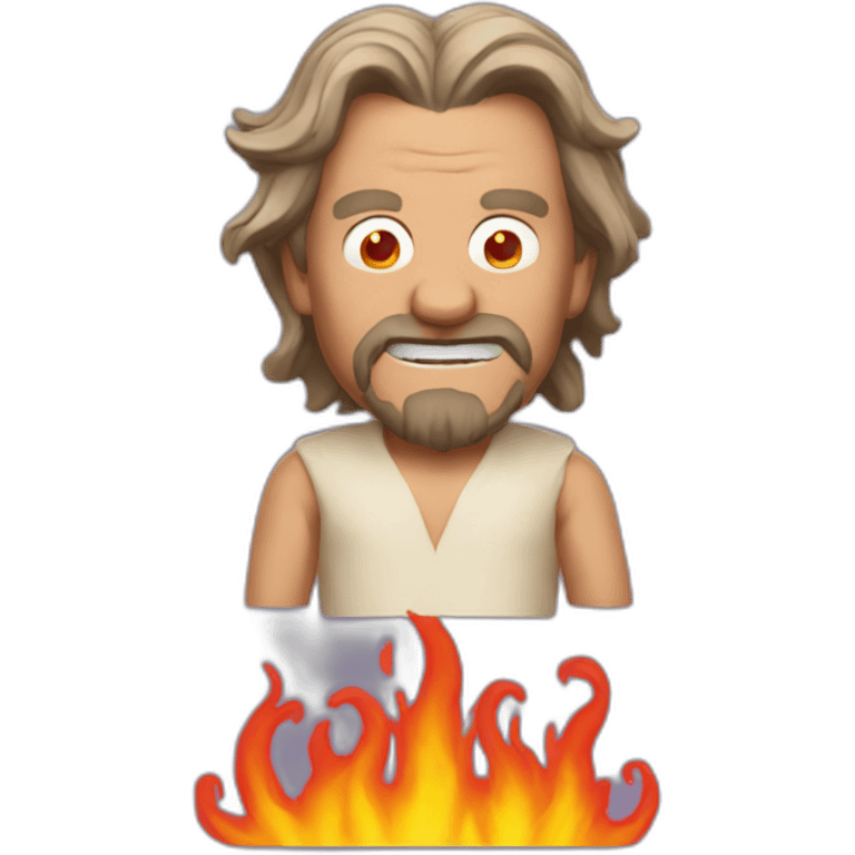 lebowski demon fire emoji