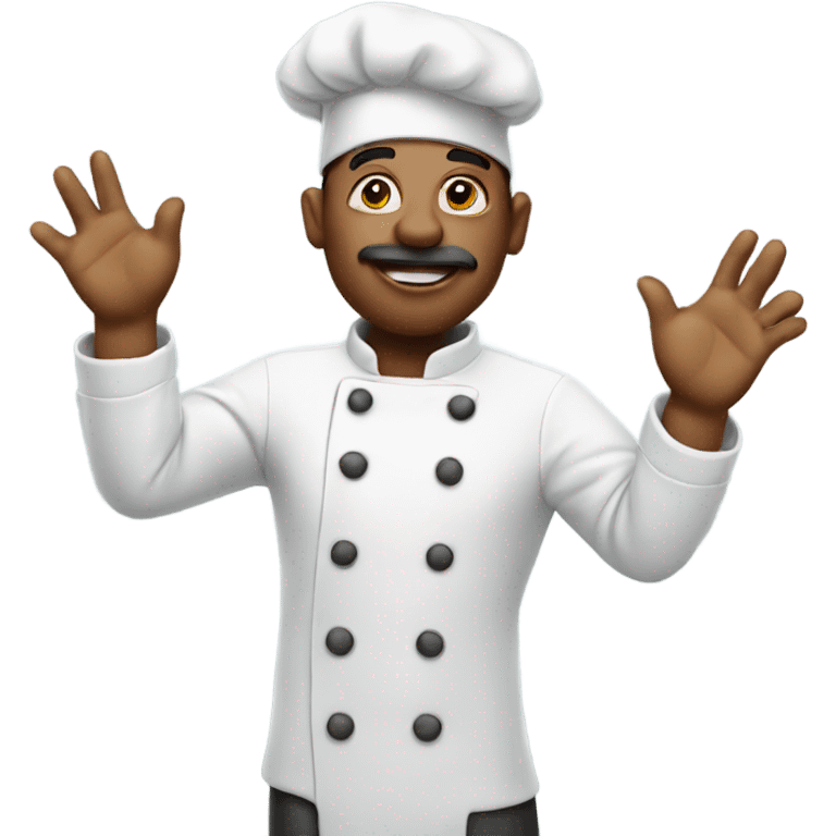 Chef blowing a kiss emoji