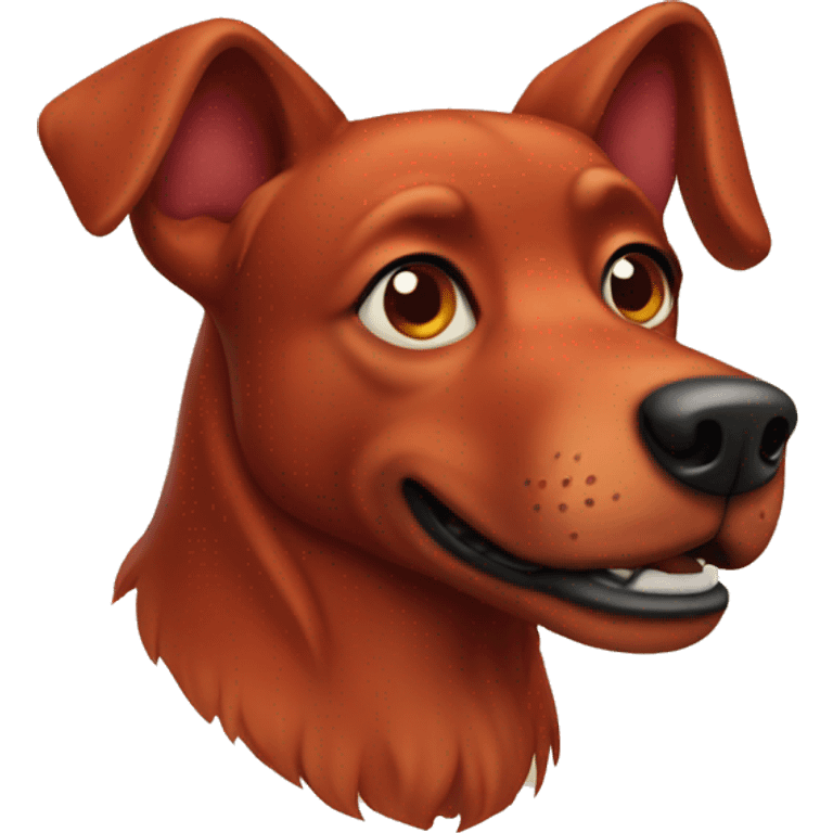 red dog emoji