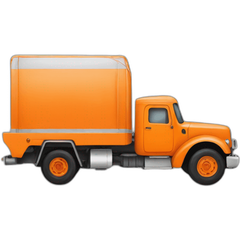 Camion orange conduit par Jenna Ortega emoji