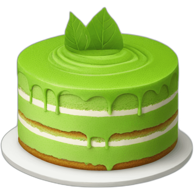 matcha cake emoji