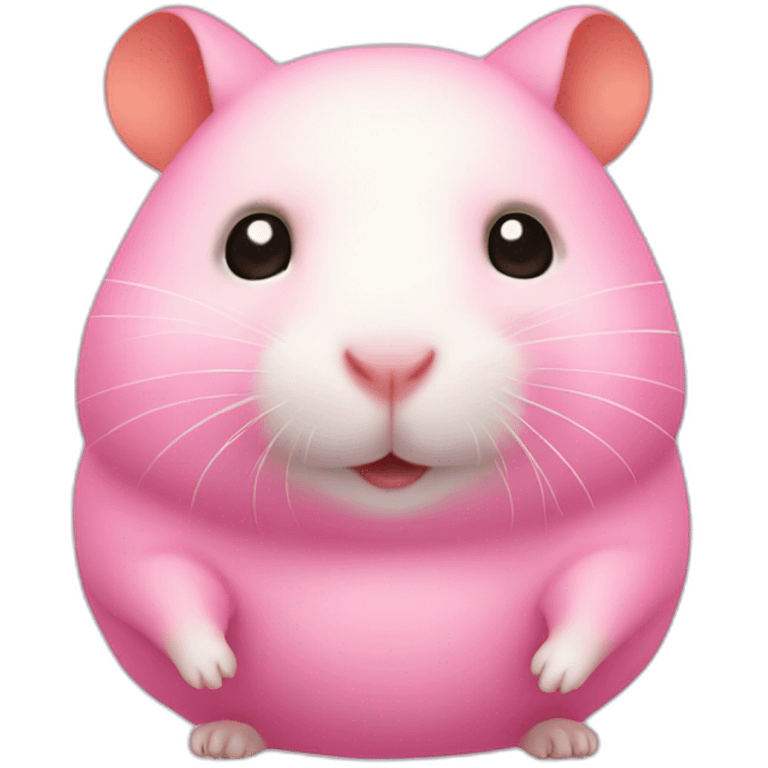 pink hamster body emoji