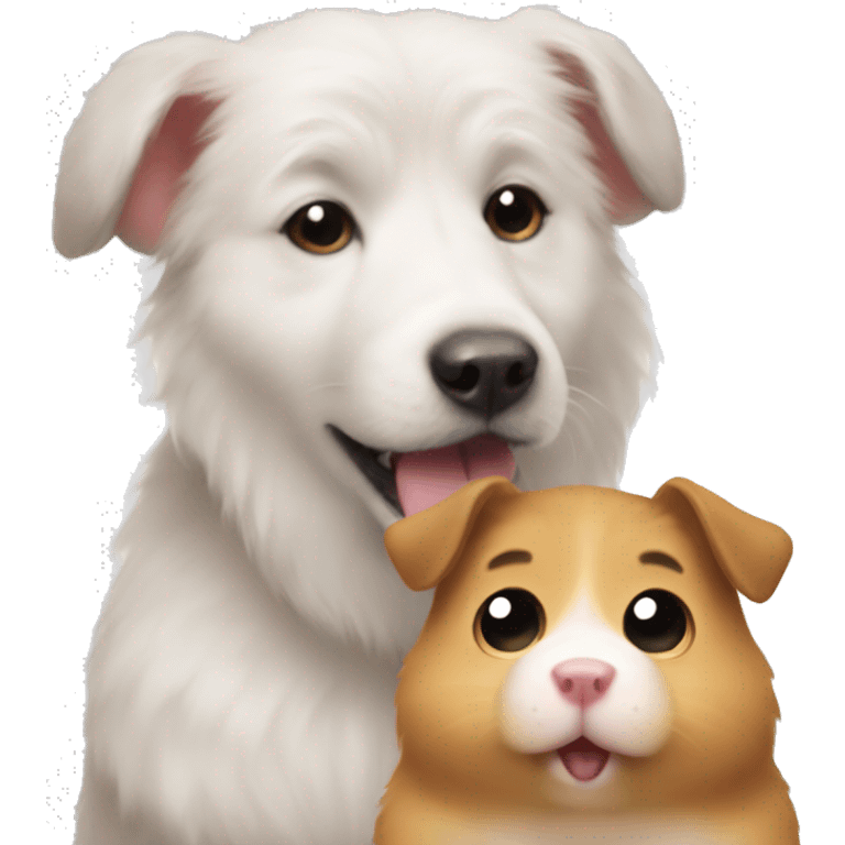 If hamster and the dog together emoji