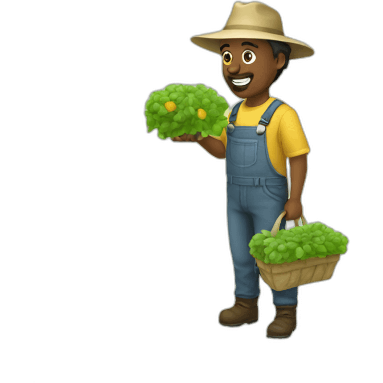 Digital agricultor emoji