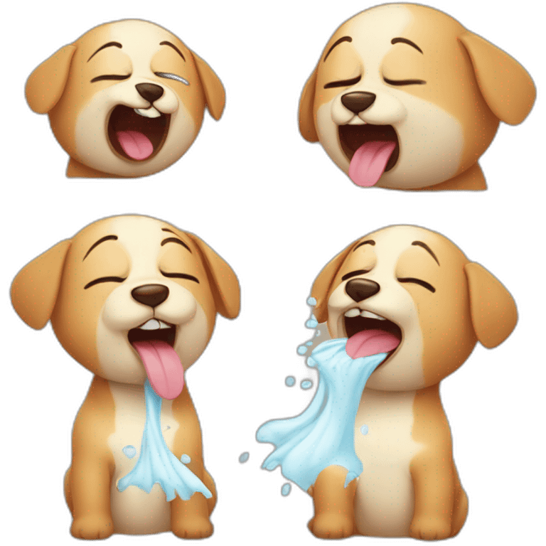 cute animals sneezing  emoji