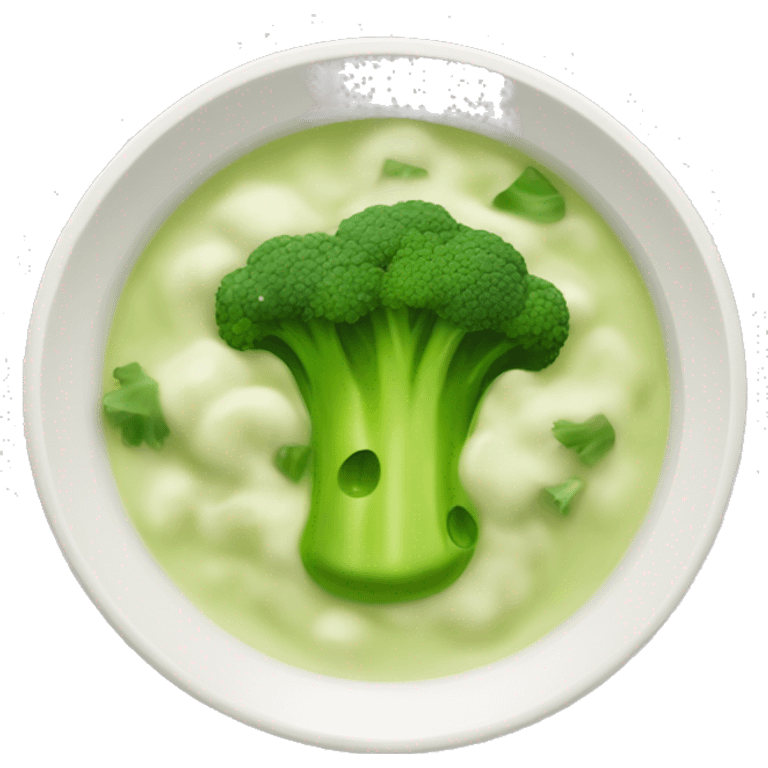 Broccoli soup  emoji