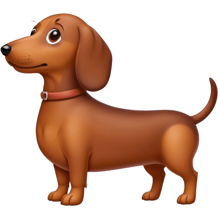 Sausage dog  emoji