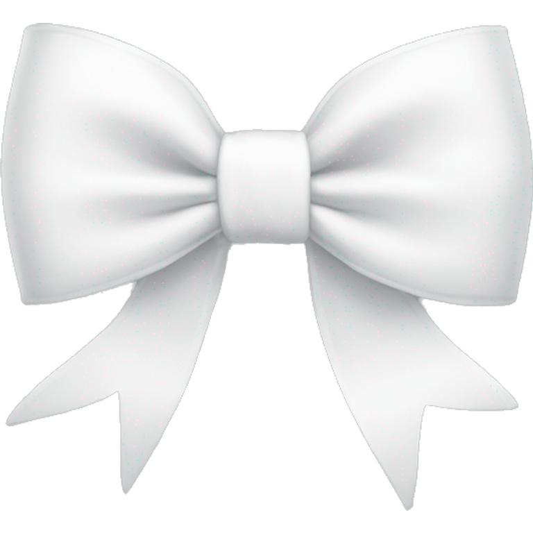 White bow emoji