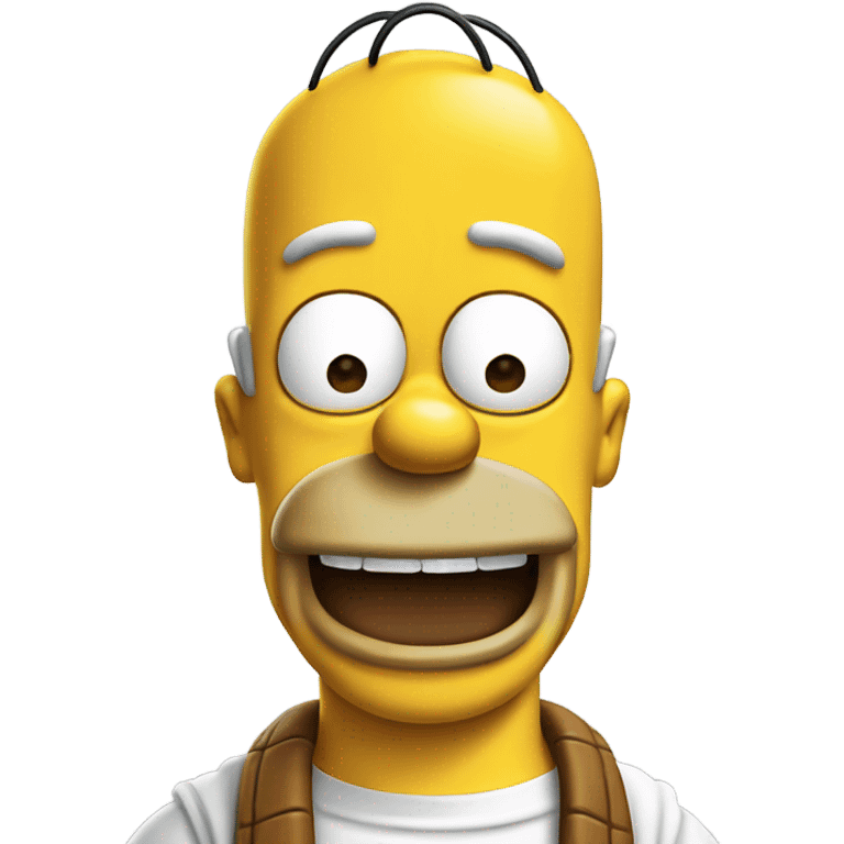 Homer Simpson, happy  emoji